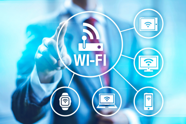 Gráfico de evolução do Wi-Fi